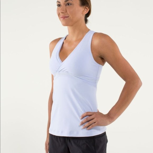 [6] Purple Lululemon Deep V Athletic Tank - Picture 4 of 14